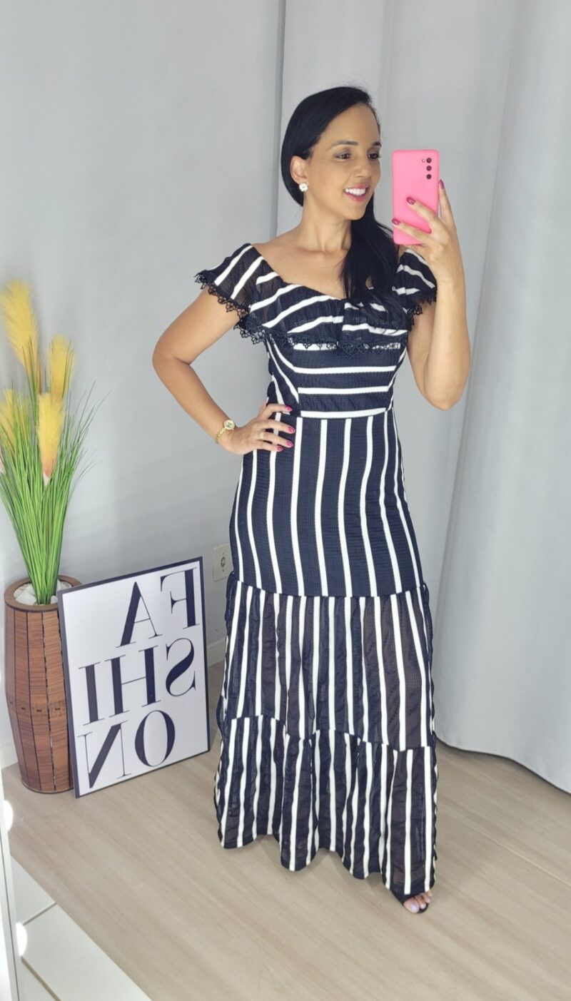 Vestido Longo Preto