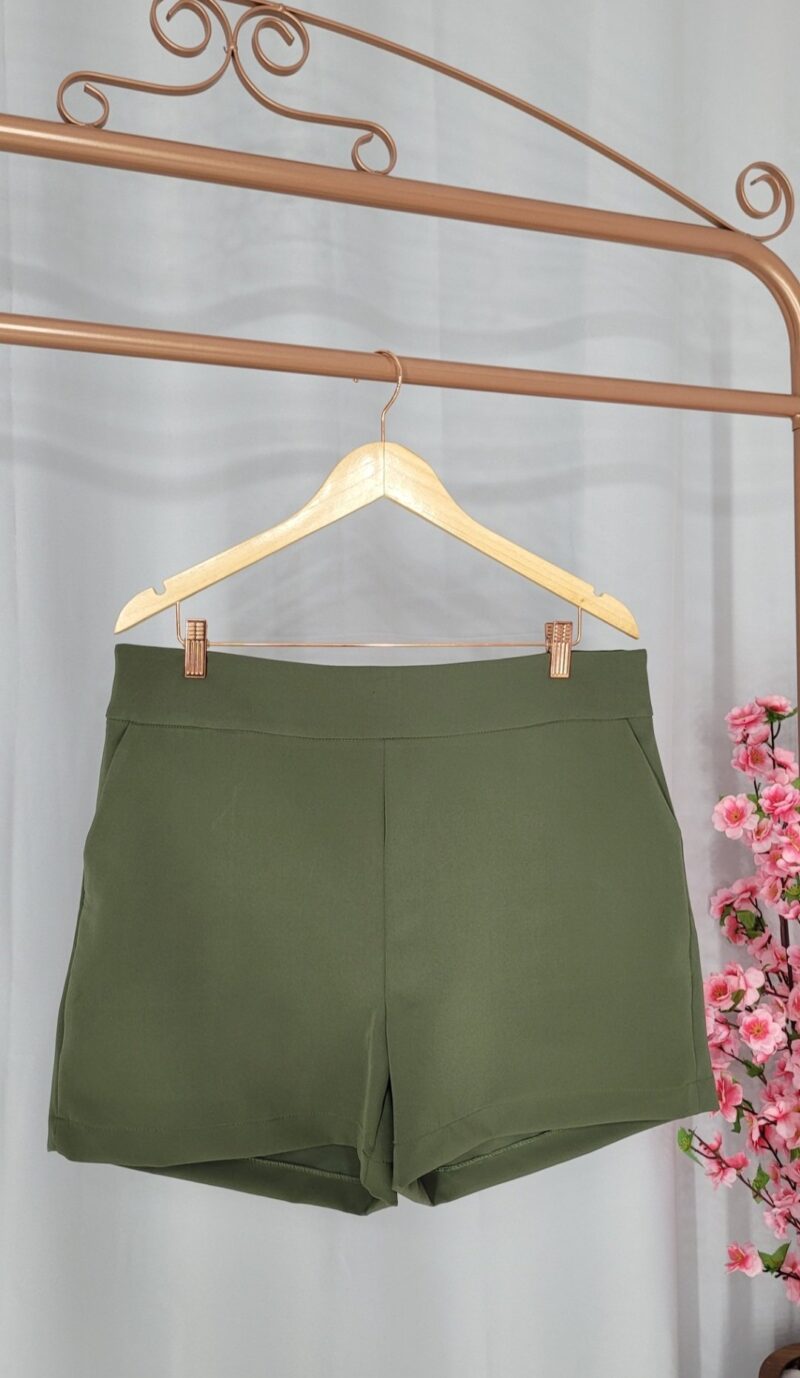 Short Preto e Verde Militar - Image 5