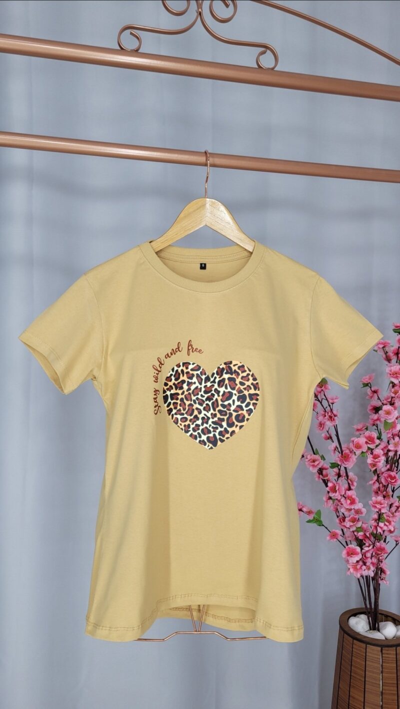 T-shirt Caramelo