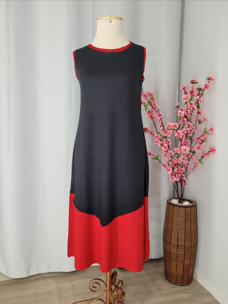 Vestido Preto c/Vermelho - Image 4