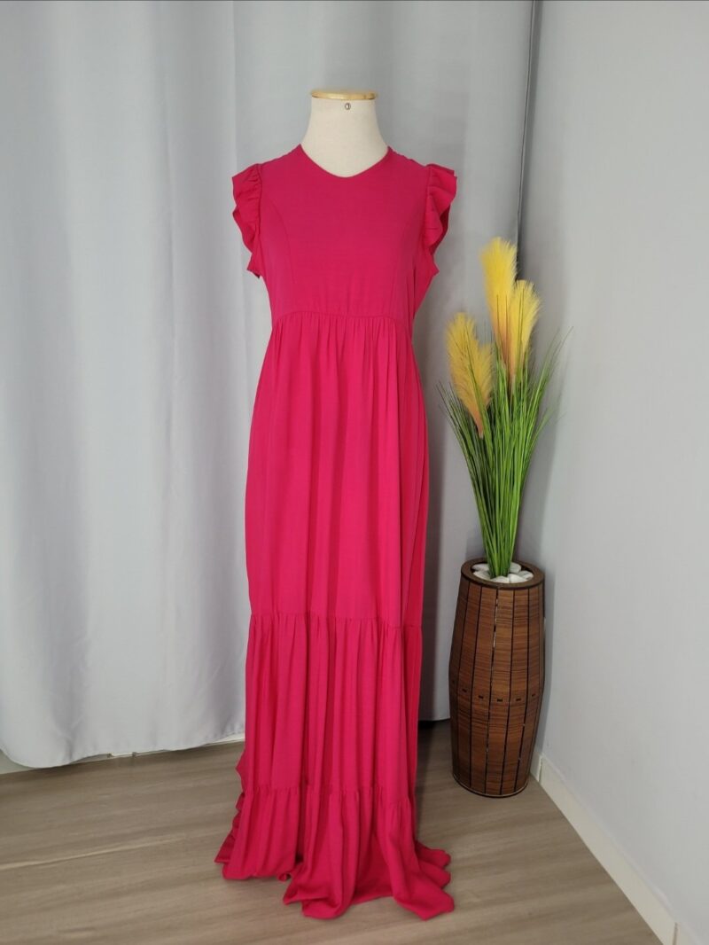 Vestido Longo Rosa - Image 3