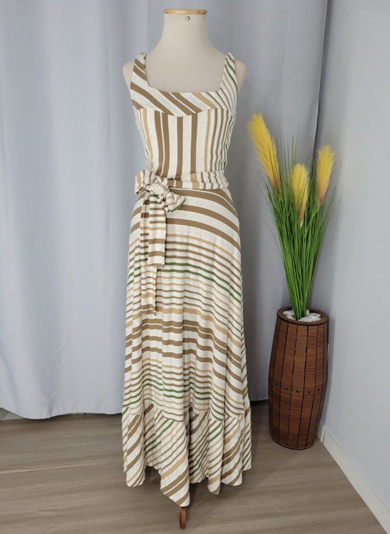 Vestido Longo Marrom - Image 4