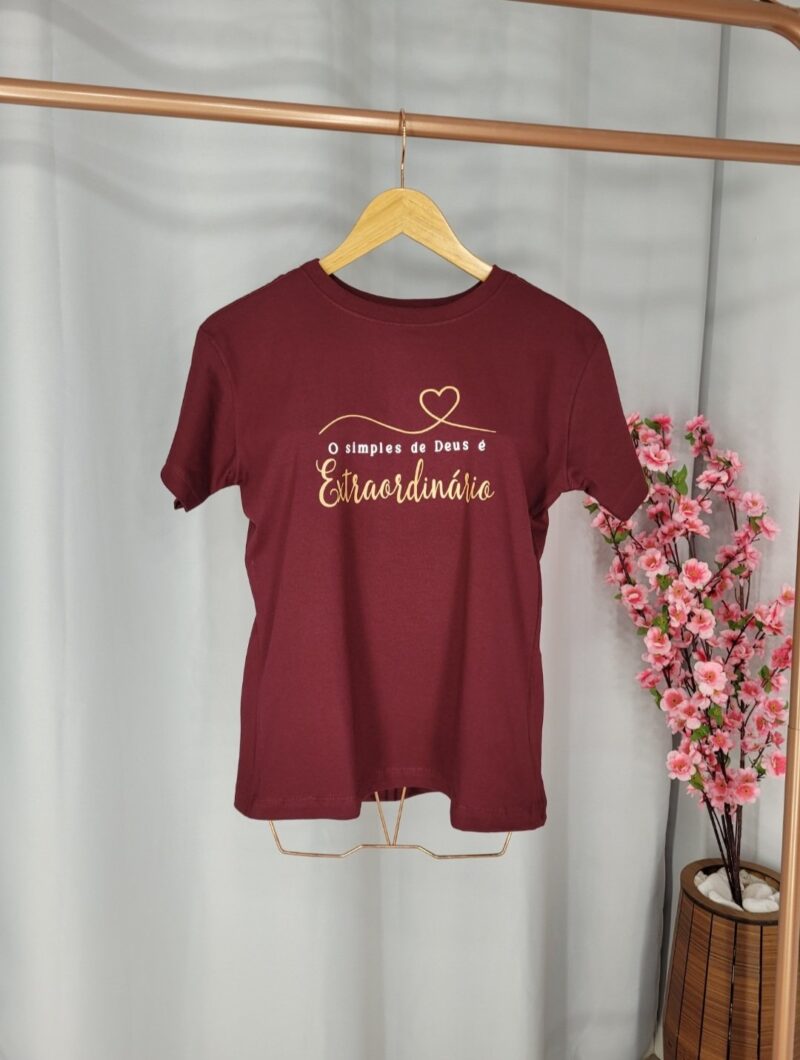 T-shirt Vinho