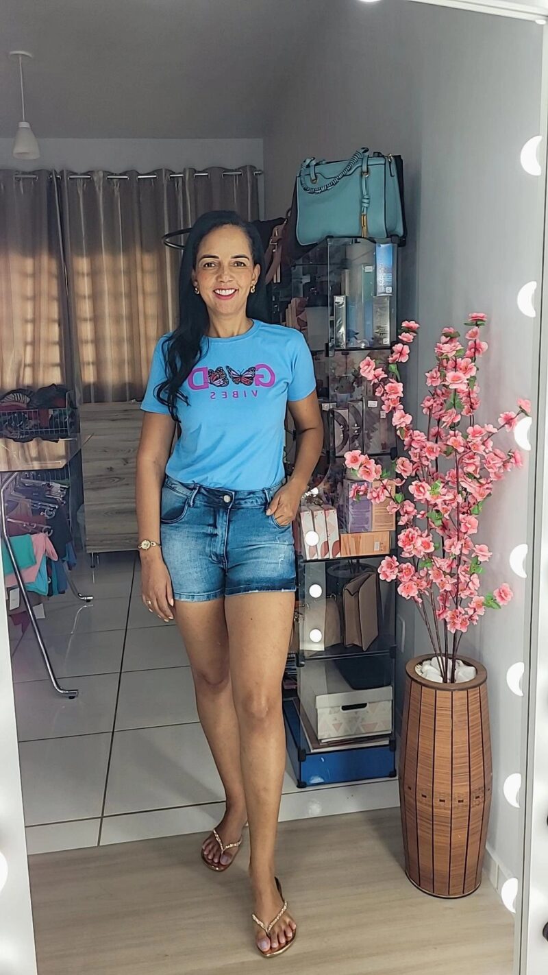 Look - T-shirt e Short Jeans