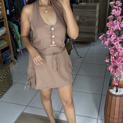 Conjunto Short Saia
